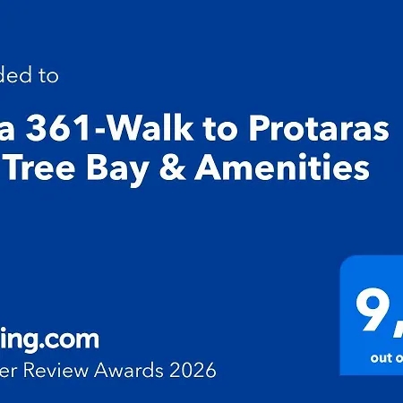 361-walk To Fig Tree Bay & Amenities Villa Protaras
